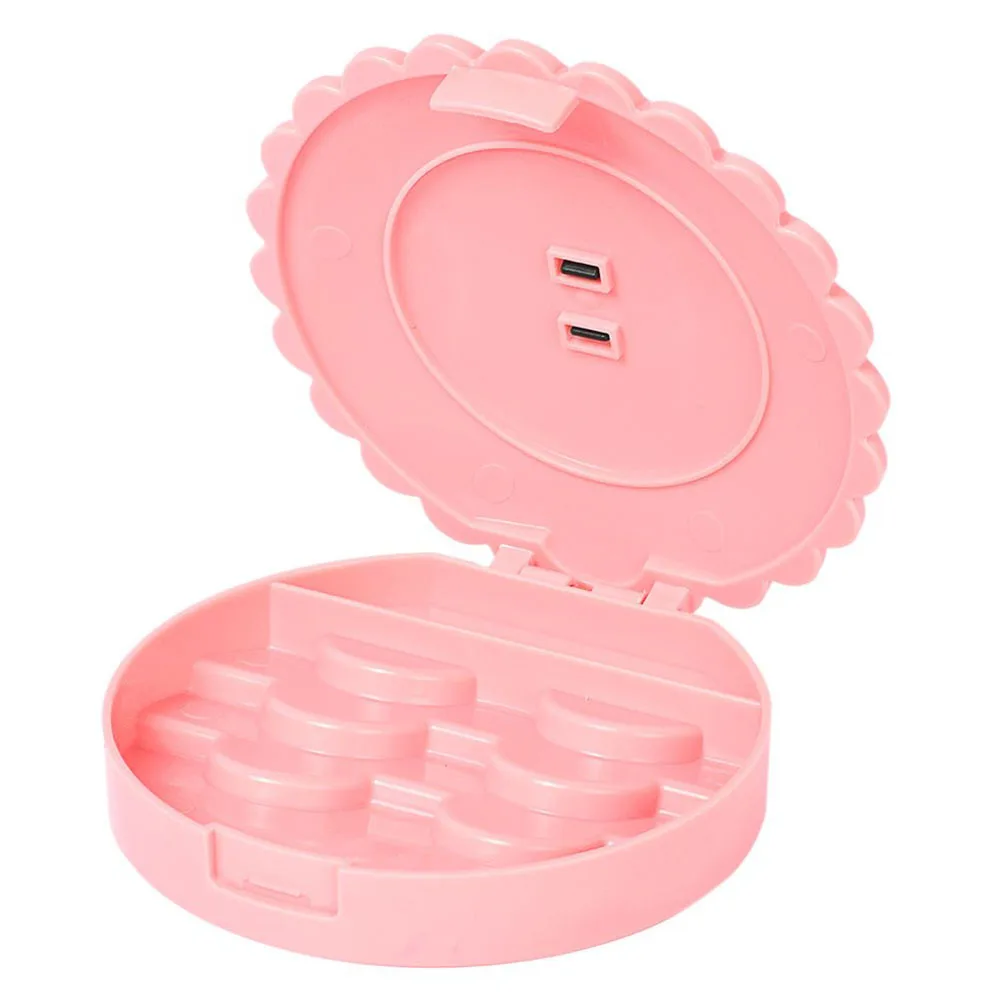 

1Pcs Eyelash Storage Case Bowknot Pattern Portable False Eyelash Organizer Makeup Box Gift for Female Friends