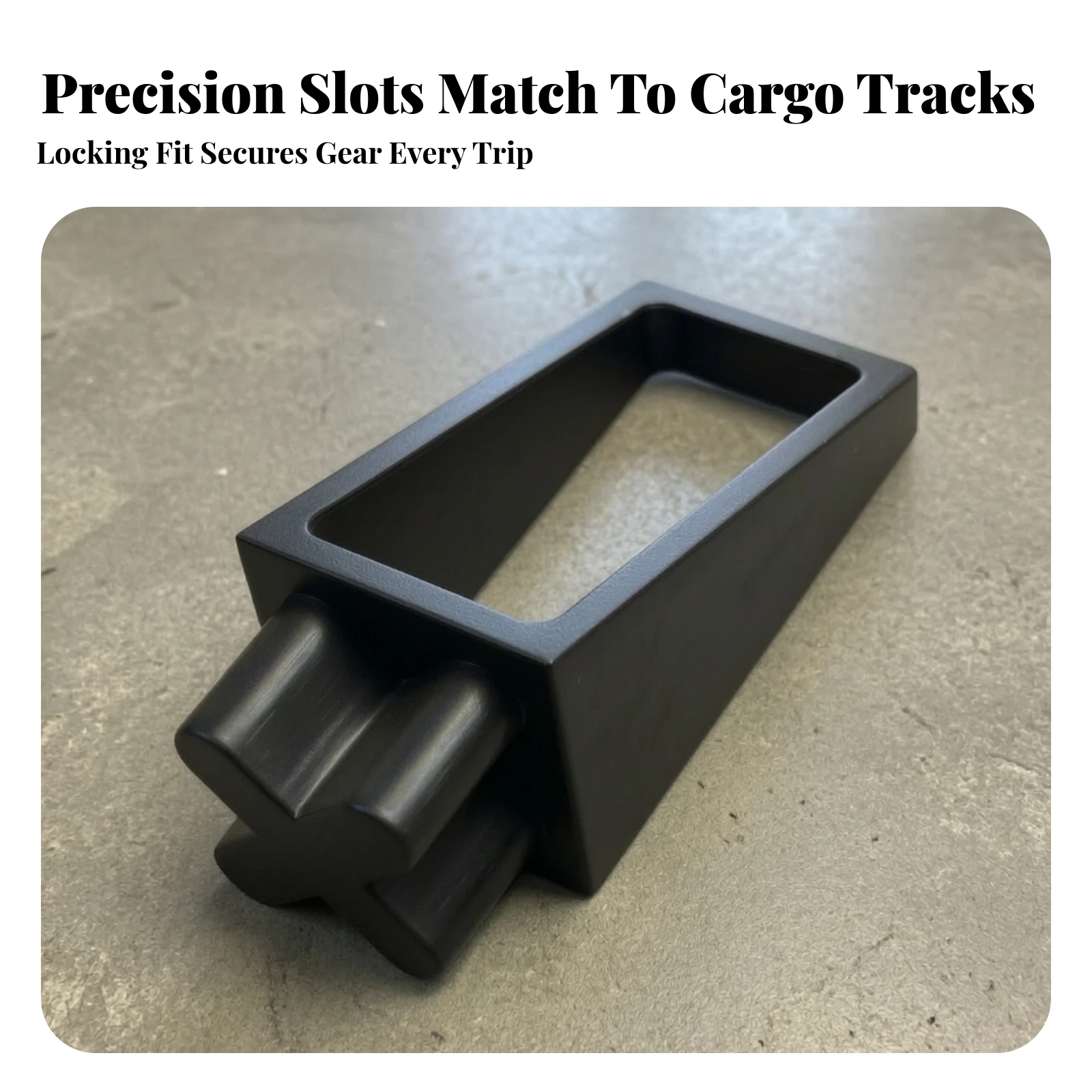 Truck Bed Cargo Stop Block Toolno-Tool Cargo Management Stop Block Truck Bed Organizer System Compact Hardware Sturdy