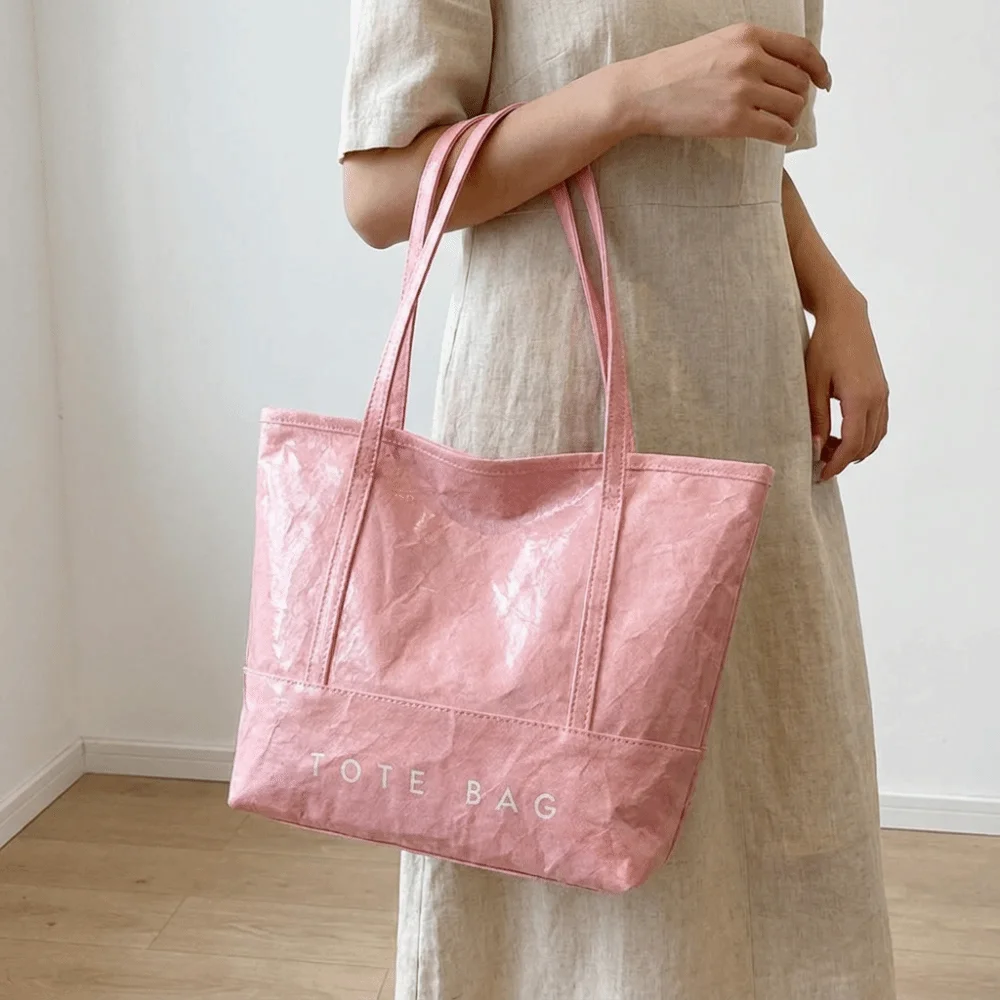 

Waterproof PVC Tote Bag Multi Function Large Capacity Transparent Jelly Bag Shoulder Bag Solid Color Armpit Bags Outdoor