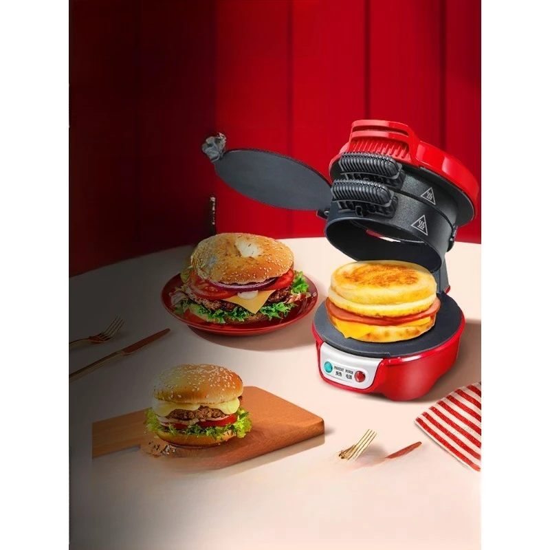 

Burger machine, household small breakfast machine, multi-function light food machine