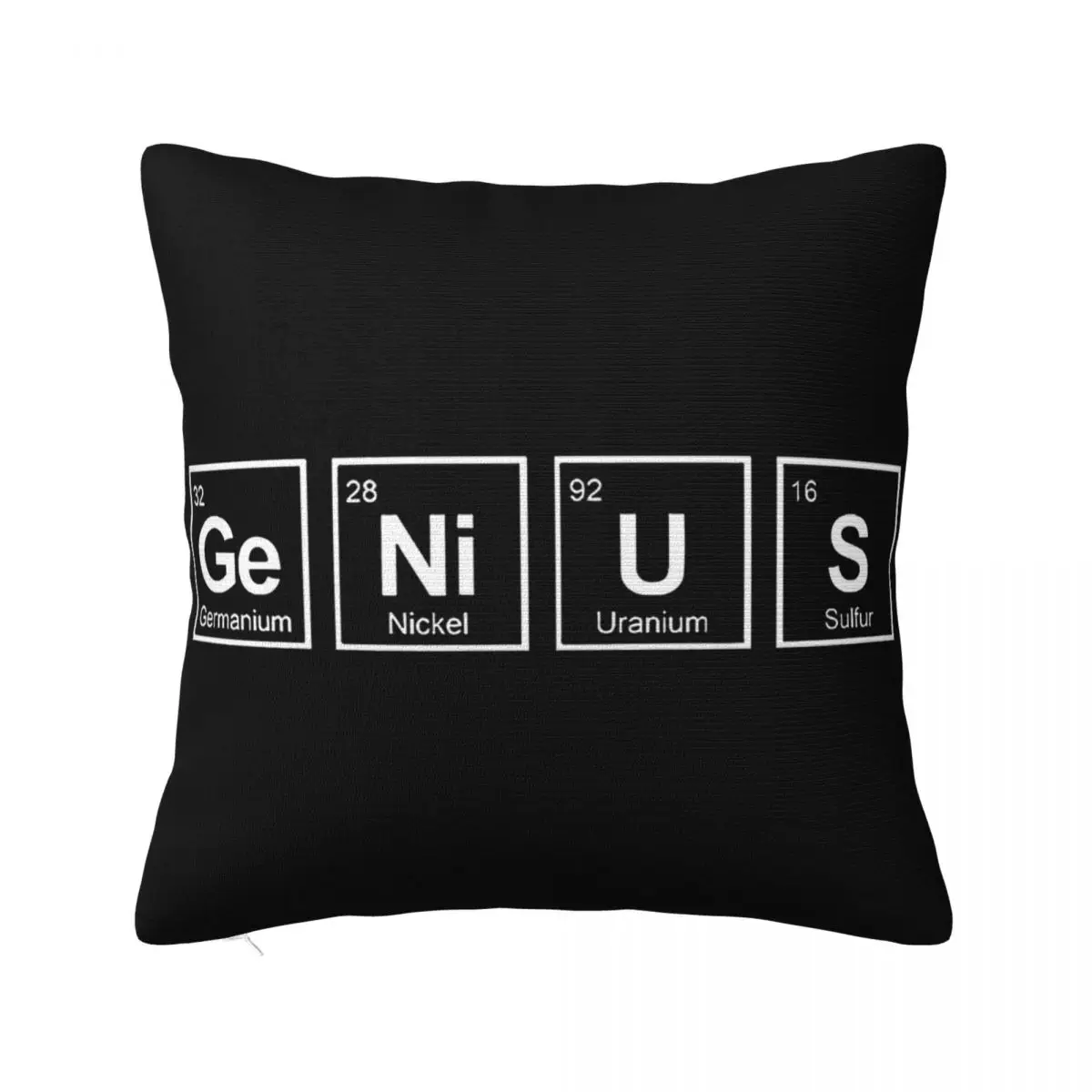 Unisex Genius Funny Periodic Table Science Maths Physics T Children Original On Sale Unique Summer Pillow Case