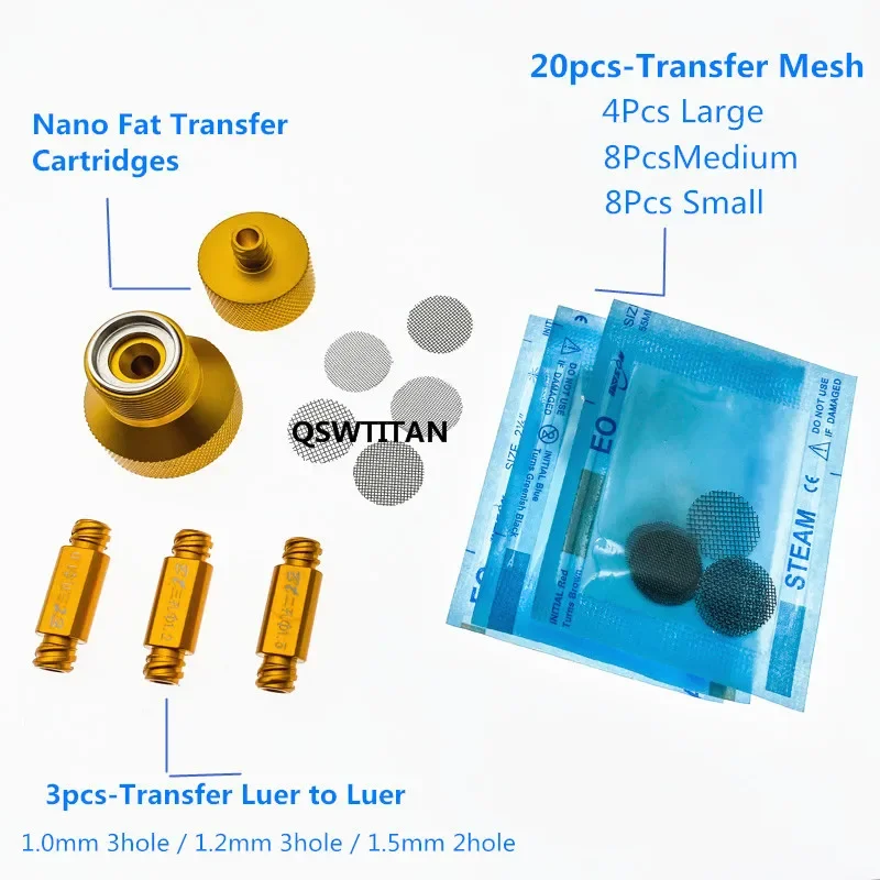 Nano Fat Transfer Kit Nano Fat Filter Set Liposuction Tools Cosmetic Tools for Liposuction Surgery Instrument