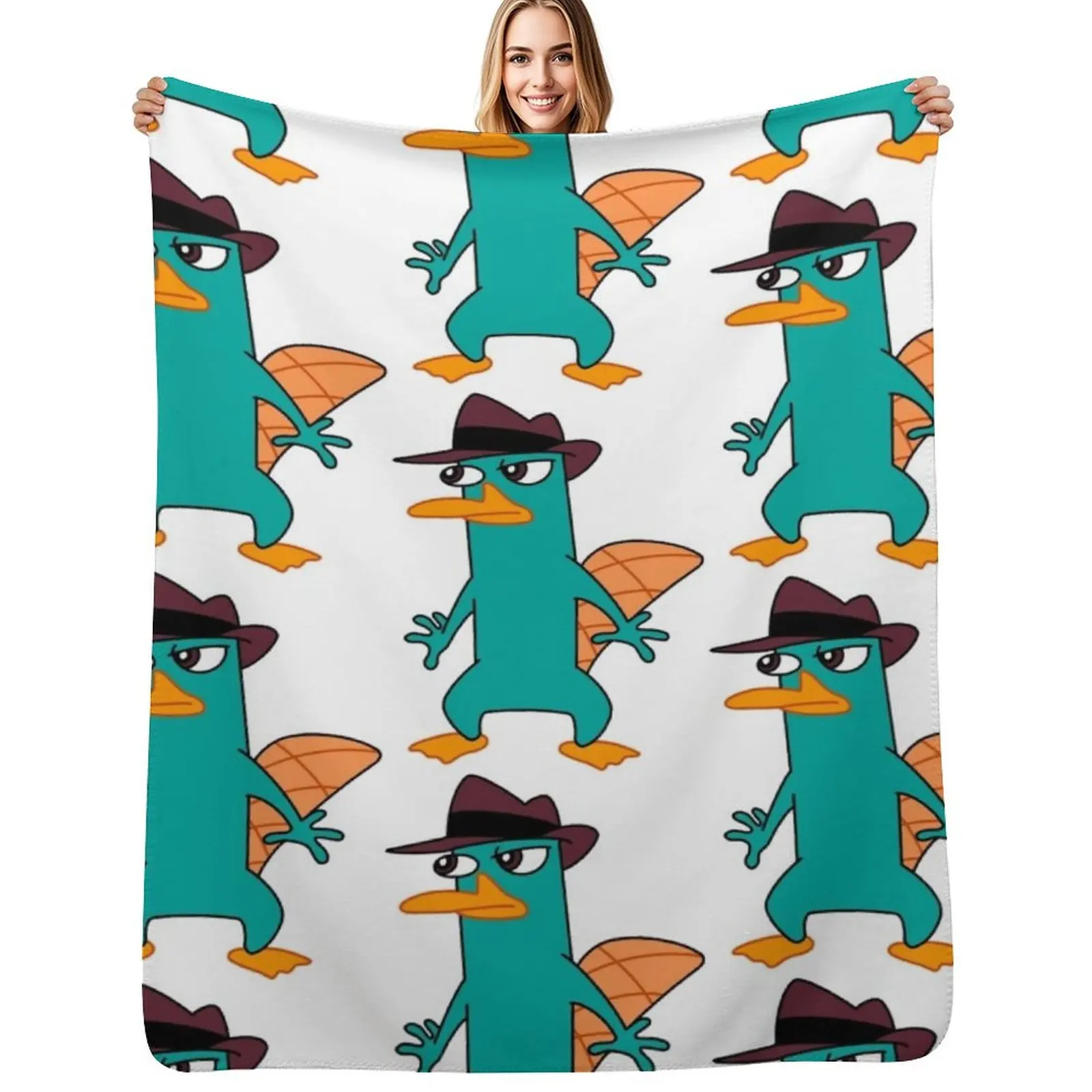 

perry the platypus (7) Throw Blanket Retros heavy to sleep Hair christmas decoration Blankets