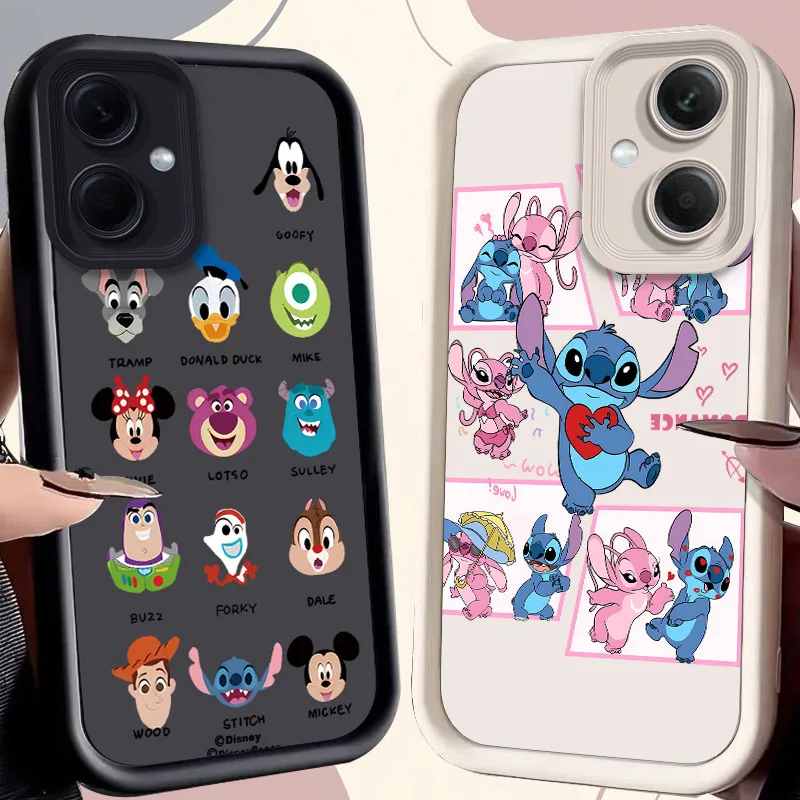 Casing ponsel Disney Stitch cantik, casing pelindung A1 untuk Xiaomi Redmi Note 13 12 Pro Plus 4G 5G 13C 12C Turbo 11 11S 10S 9 10A 10C 9C A2