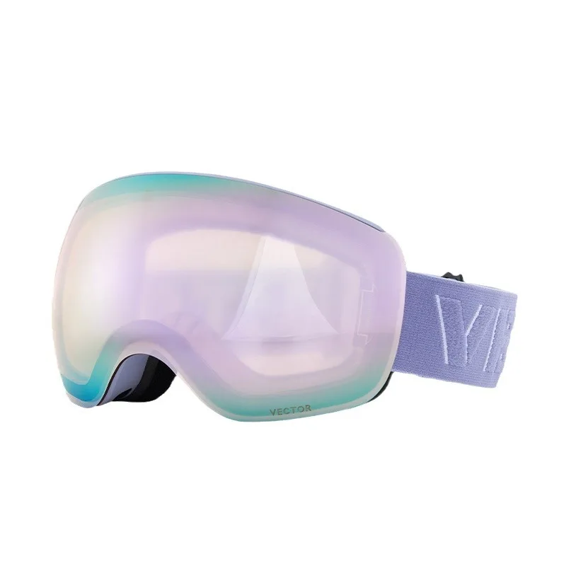 

Ski Glasses Children's Double-layer Anti-fog Magnetic Snow Goggles Helmet Snow Goggles Scratch-proof