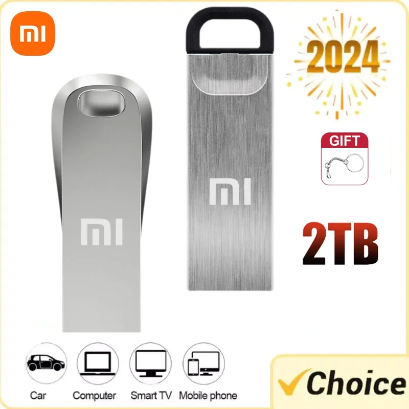 Xiaomi-unidad Flash Usb de Metal de alta velocidad, Pendrive portátil de 2TB, 1TB, 512GB, 256GB, resistente al agua