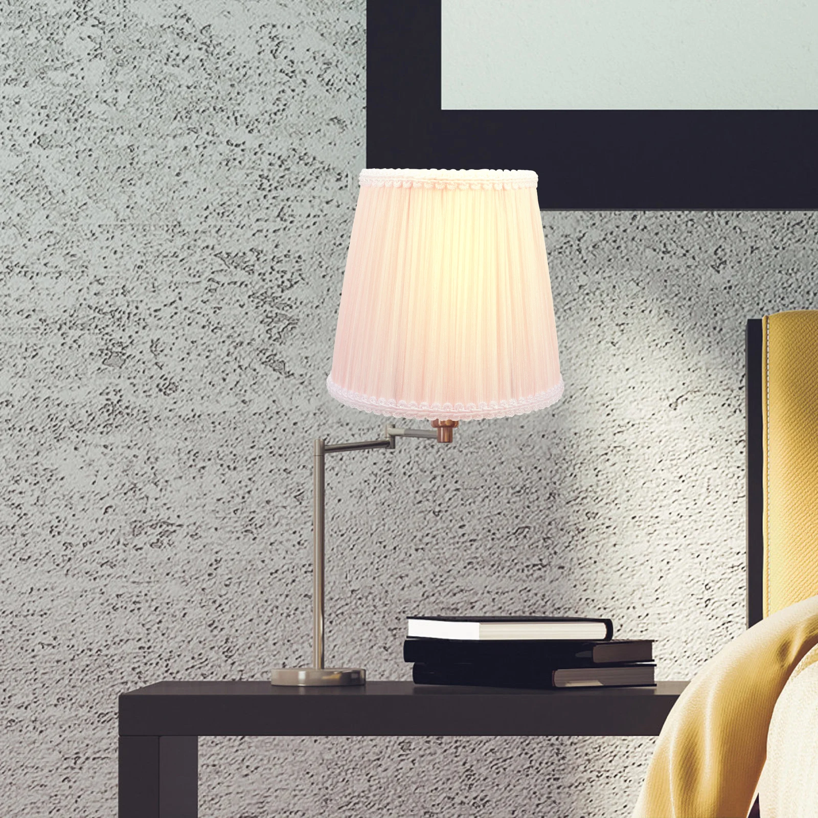 

Тканевый абажур для напольных настольных ламп, прочный металлический каркас, нежное освещение, простая установка, профессиональный дизайн, домашний декор