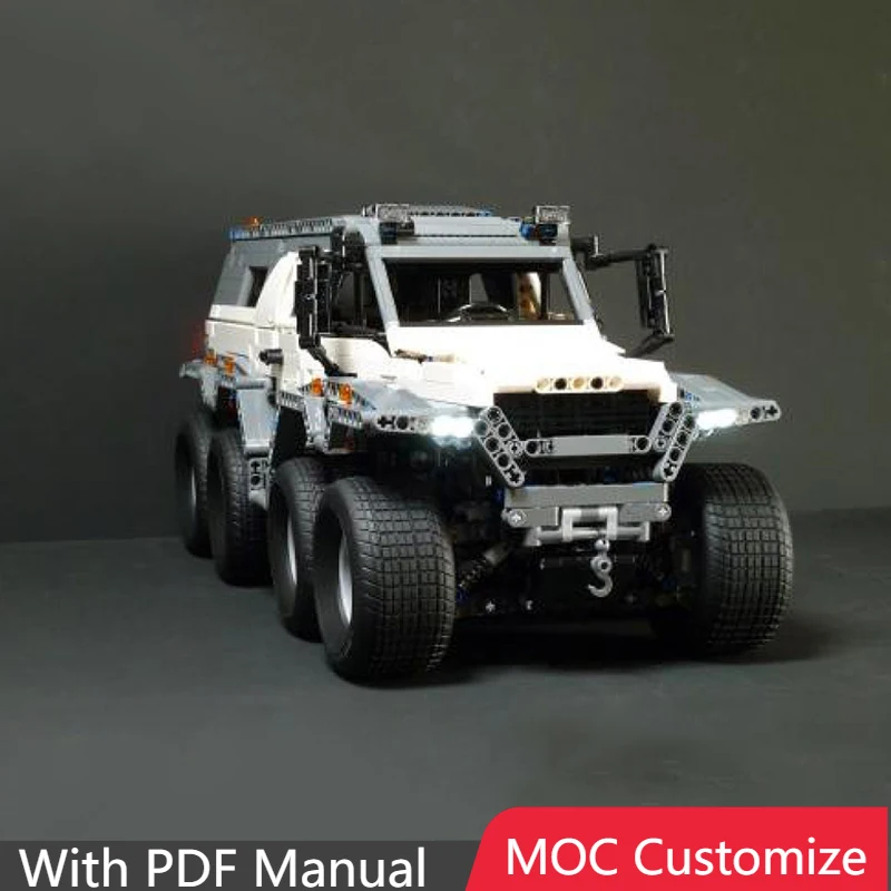 

2576 PCS MOC Creative All-terrain Vehicle Modular Building Blocks Model Educational DIY Assembly Toy For Boys Christmas Gift