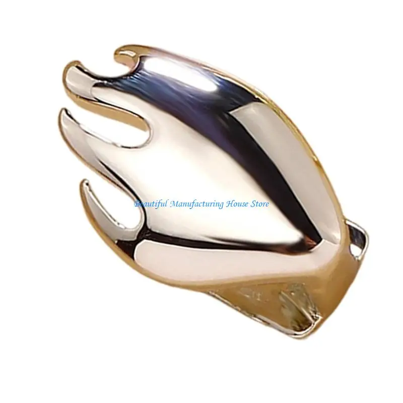 e56a جوفاء تصميم اللهب الصلب مصاصي دماء الأسنان شواهد النحاس المجوهرات الأسنان الحزب الهالوين قبعات الأسنان مناسبة للمهرجان