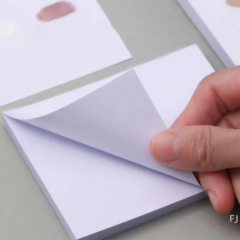 [YU] 50/500 feuilles de papier à colle teinté jetable Palette de tonification des ongles déchirable vernis à ongles plateau de mélange de couleurs papier imperméable