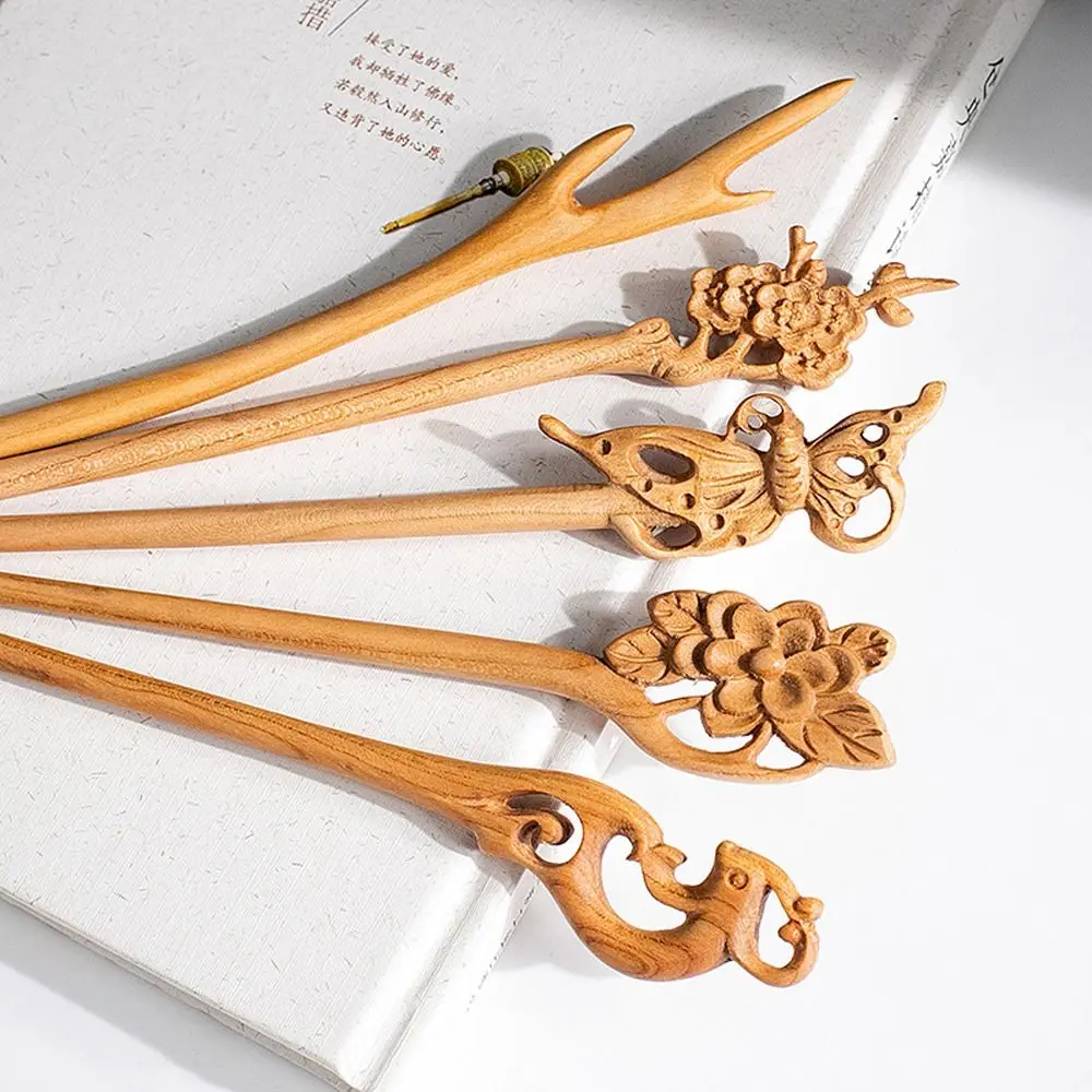 Braided Hairpins Hair Sticks For Girls Wooden Hair Sticks Korean Hair Clip Women Hanfu Hairpins Chinese Hair Fork