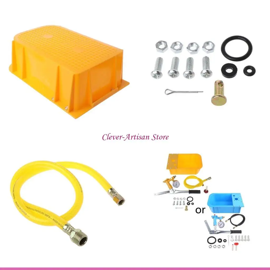 

Тестер трубопровода насоса E06B ручной гидравлический испытательный насос давления воды 2,5 Мпа