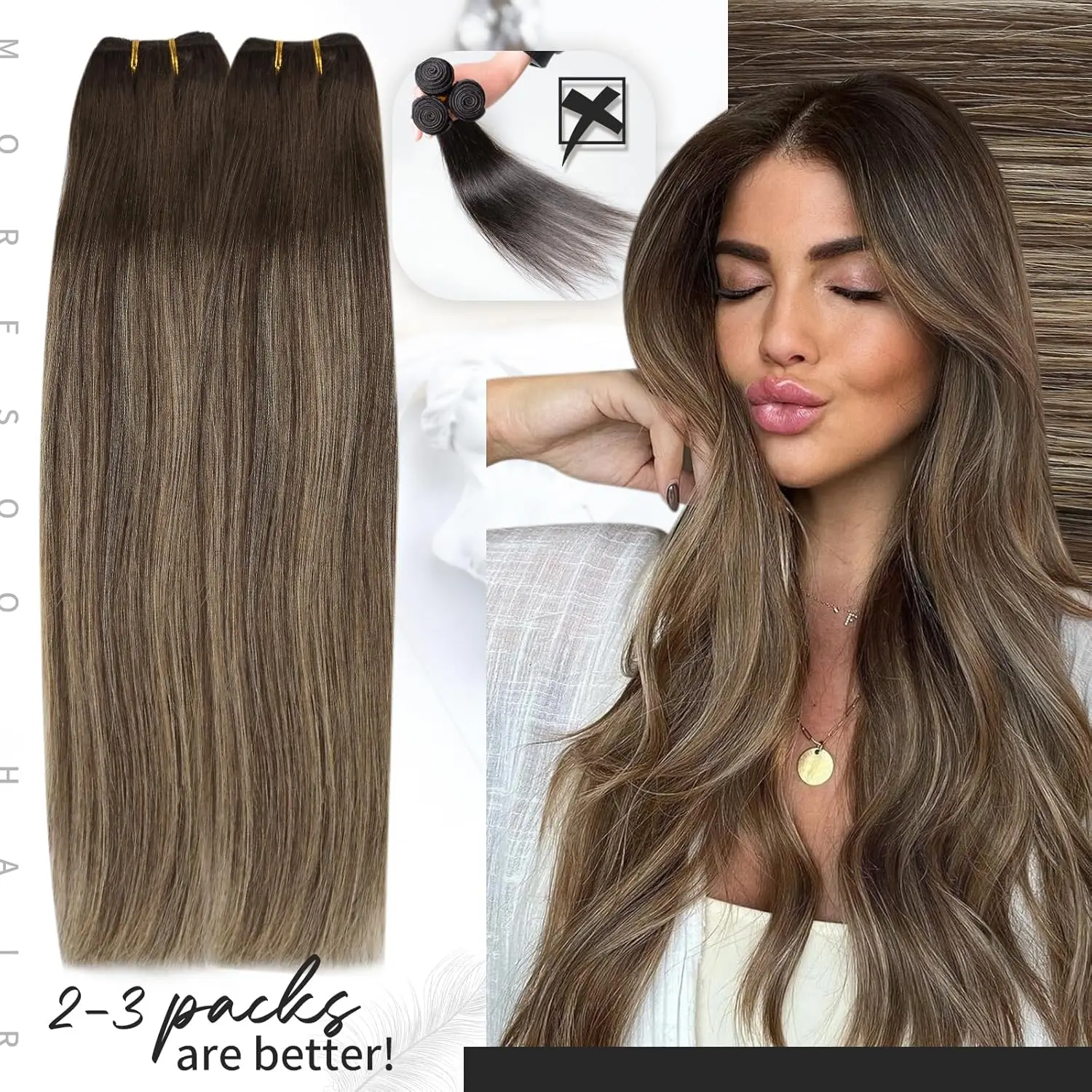 Moresoo Hair пряди настоящие человеческие волосы, вьющиеся бразильские волосы Remy 100 г 14-24 дюйма, полноразмерные волосы для женщин