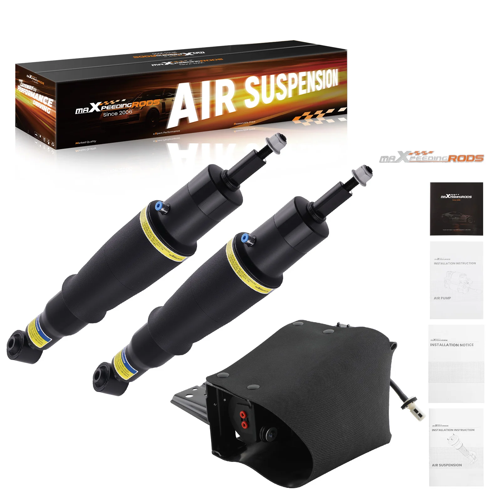 

Rear Air Shock Struts & Compressor For Nissan Armada 5.6L V8 2017-2023