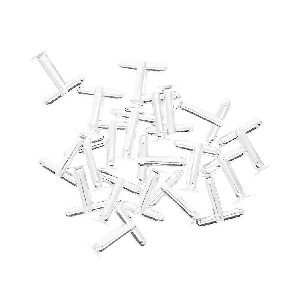 Flatback Glue Pad Cufflink Base Brass 8mm for Wedding Shirt DIY Jewelry Making Accessories