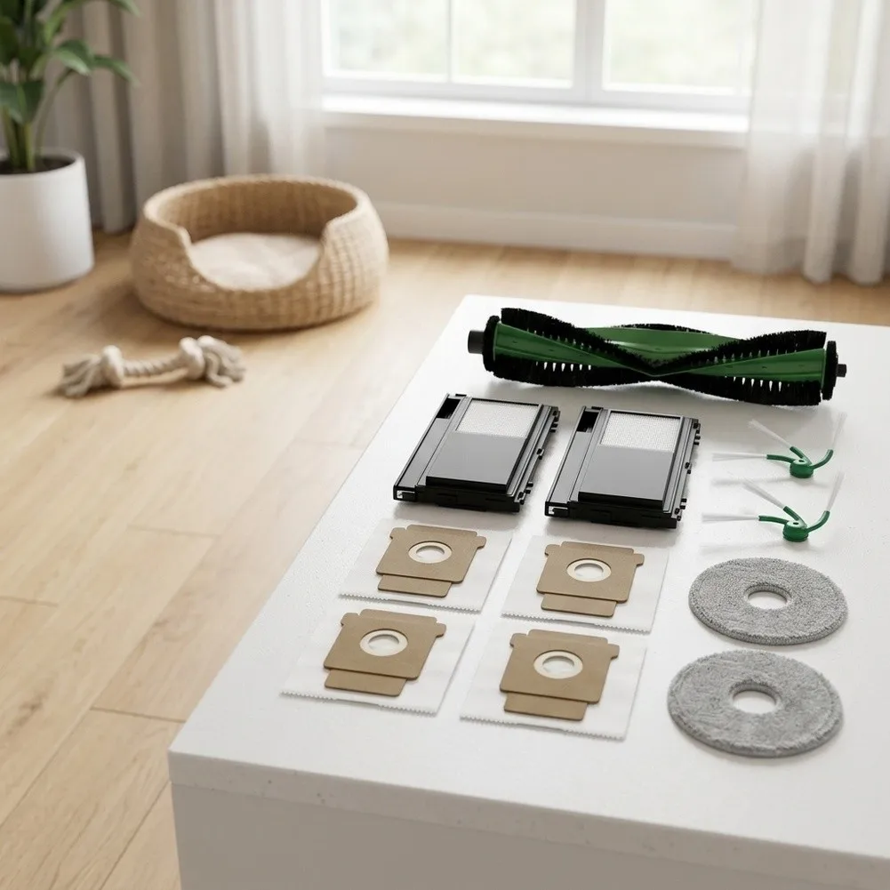 Roller Brush Set with Composite Non Woven Fabric Filter Dust Bag for Roomba Plus 415X 415 515 575 516 576 For Combo