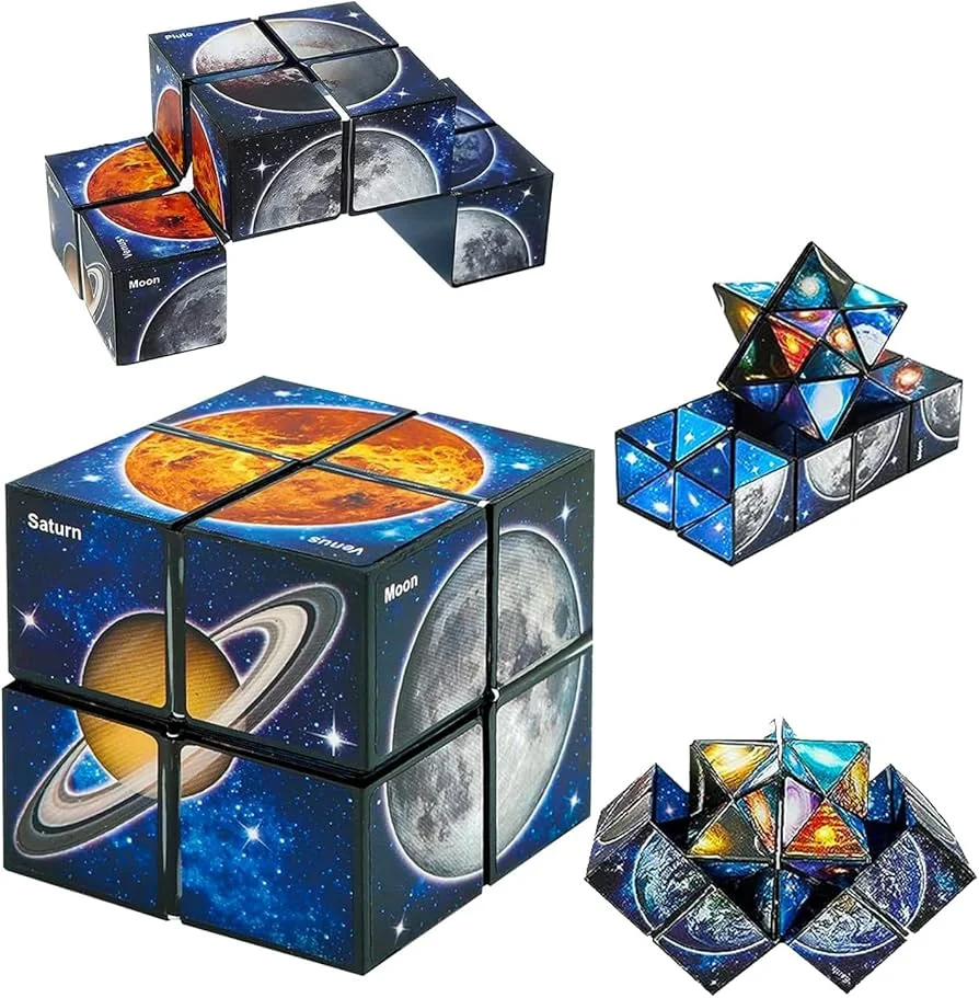 

3D сенсорная игрушка-непоседа для детей — обучающая игрушка-антистресс, СДВГ, облегчение аутизма, забавные настольные игры для путешествий, подарок