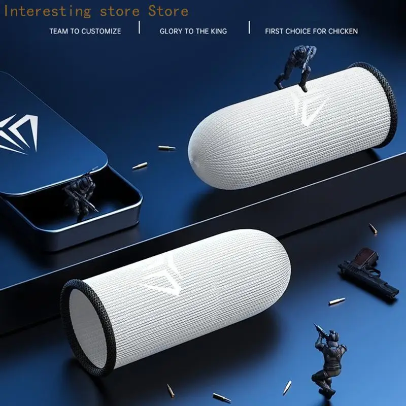 Tay áo ngón tay chơi game 55kc cho chống trượt đầu ngón tay Găng tay ngón tay cái thoáng khí