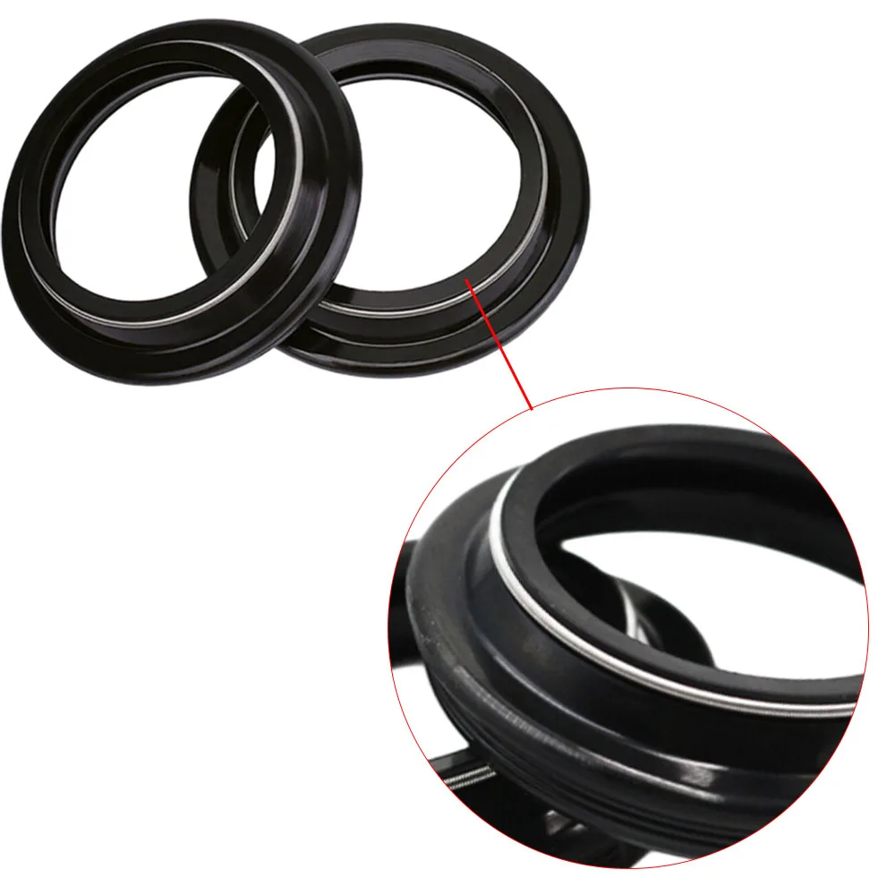 4 Pcs 43x54x11MM Motorcycle Rubber Black Front Fork Oil Seal Set For Honda X11 1999 2000 2001 2002 2003 2004 2005