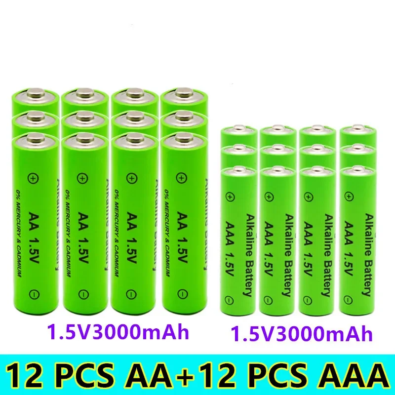 1,5 V AA 3800mAh + 1,5 V AAA 3000mah wiederaufladbare Alkaline batterie taschenlampe spielzeug uhr MP3 player batterie ersetzen