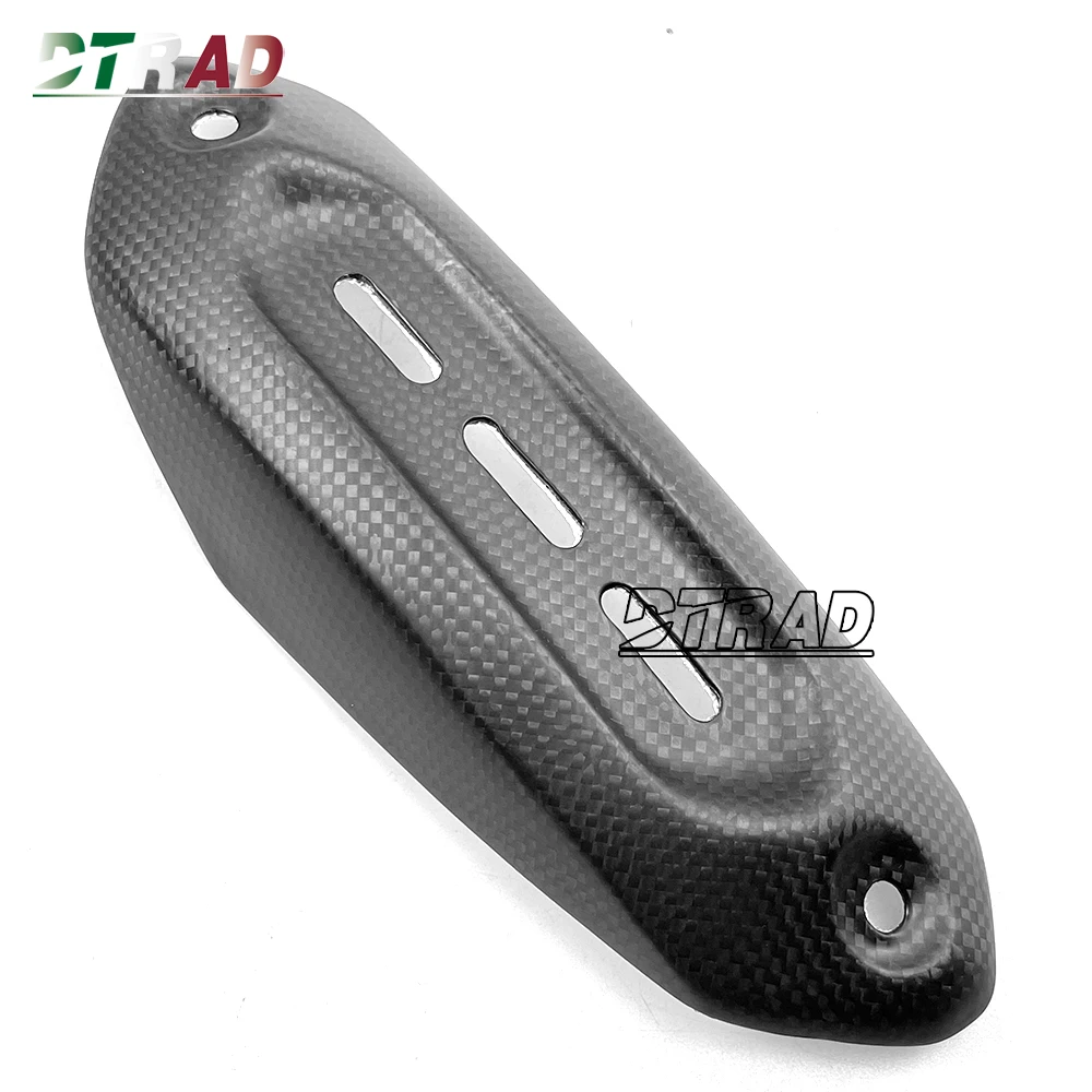 Motorcycle Carbon Fiber Heat Shield Exhaust Cover For DUCATI Hypermotard 950/SP/RVE 2019-2023 939 821 Hyperstrada Accessories