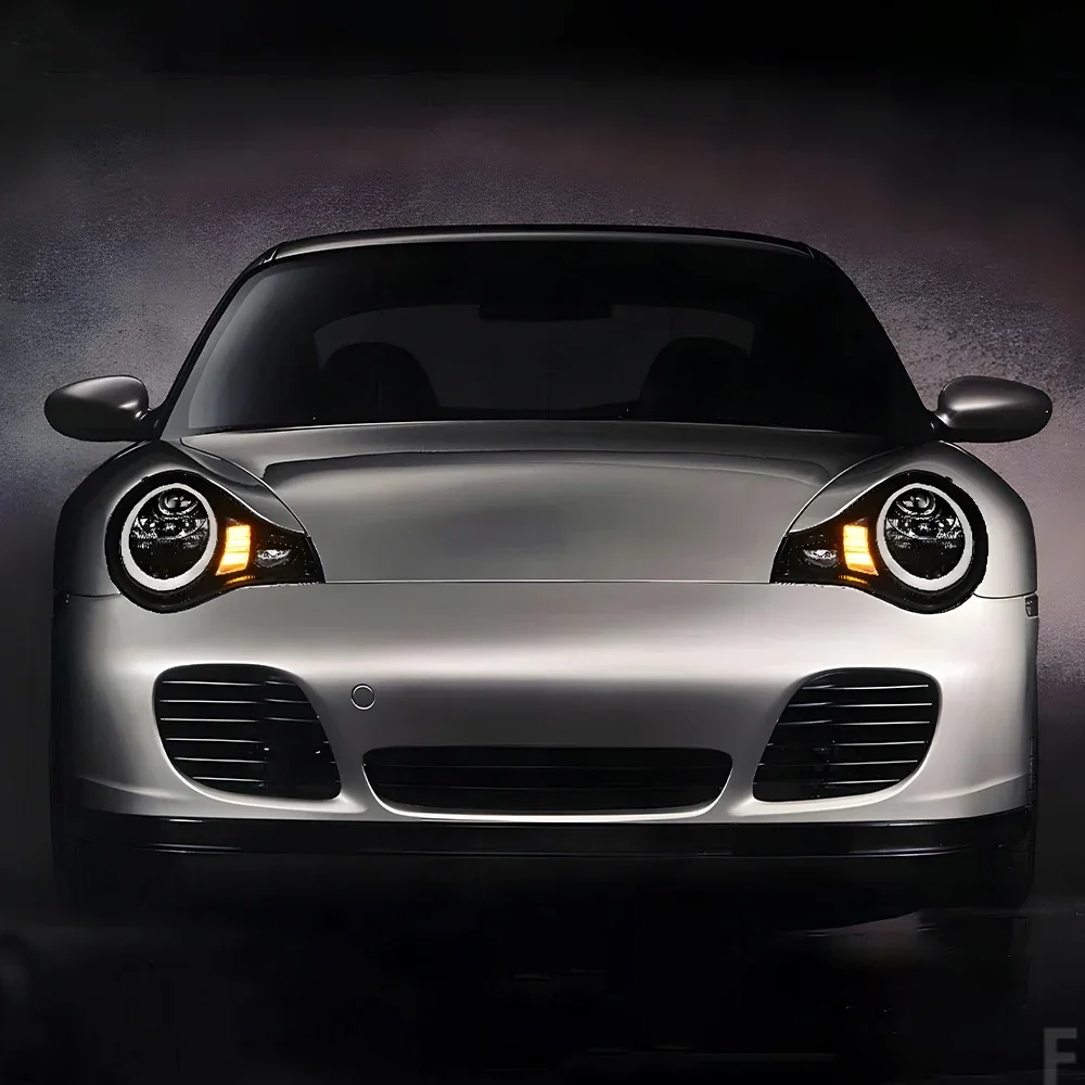 

For Porsche 911 996 1998-2004 Car Front Lamps LED Auto Headlights Assembly Upgrade High Quality Projector Lens Car Accessories