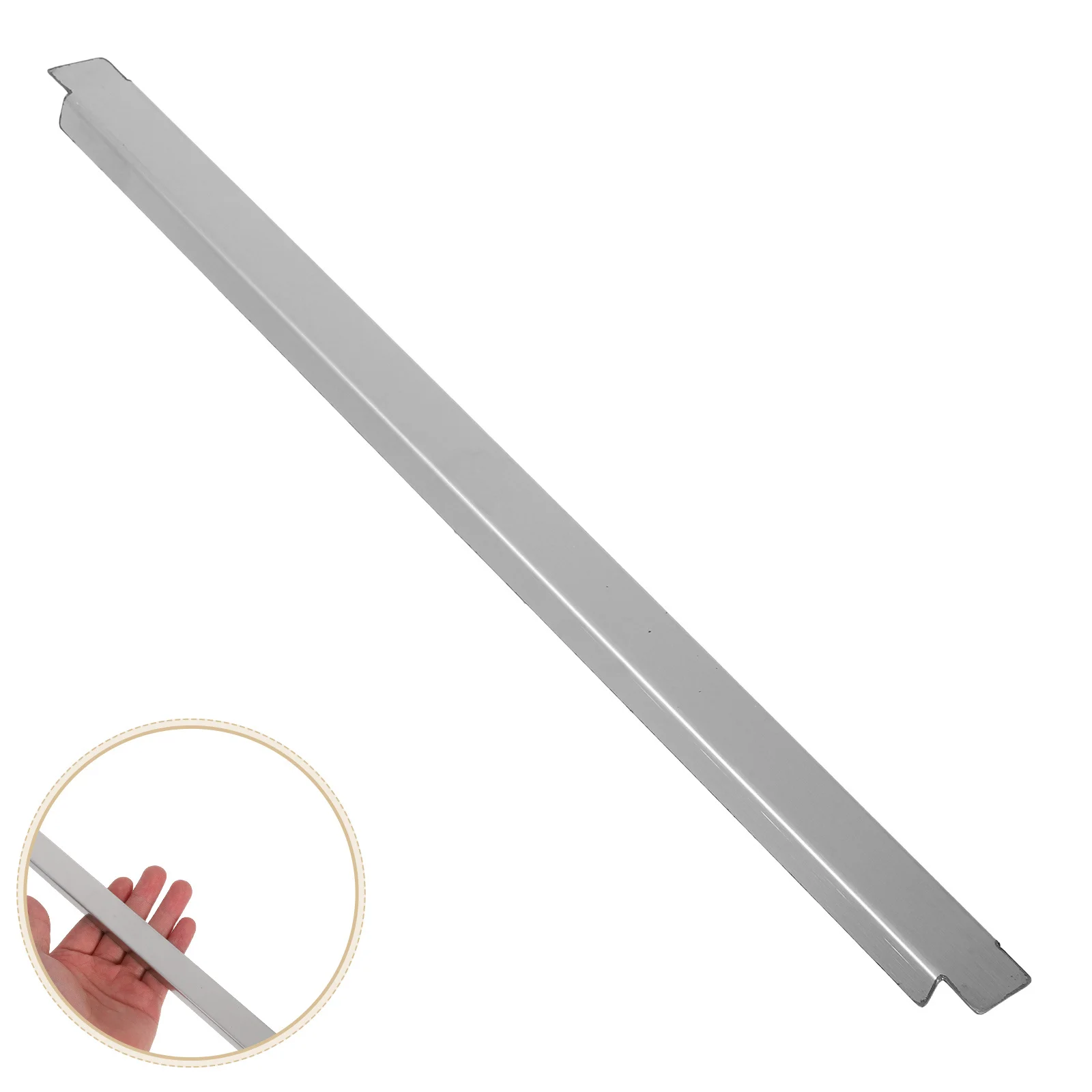 

8Pcs Stainless Steel Food Service Divider Long Metal Adapter Bar Replacement Catering Kitchen Steam Table Bar Table Adapter