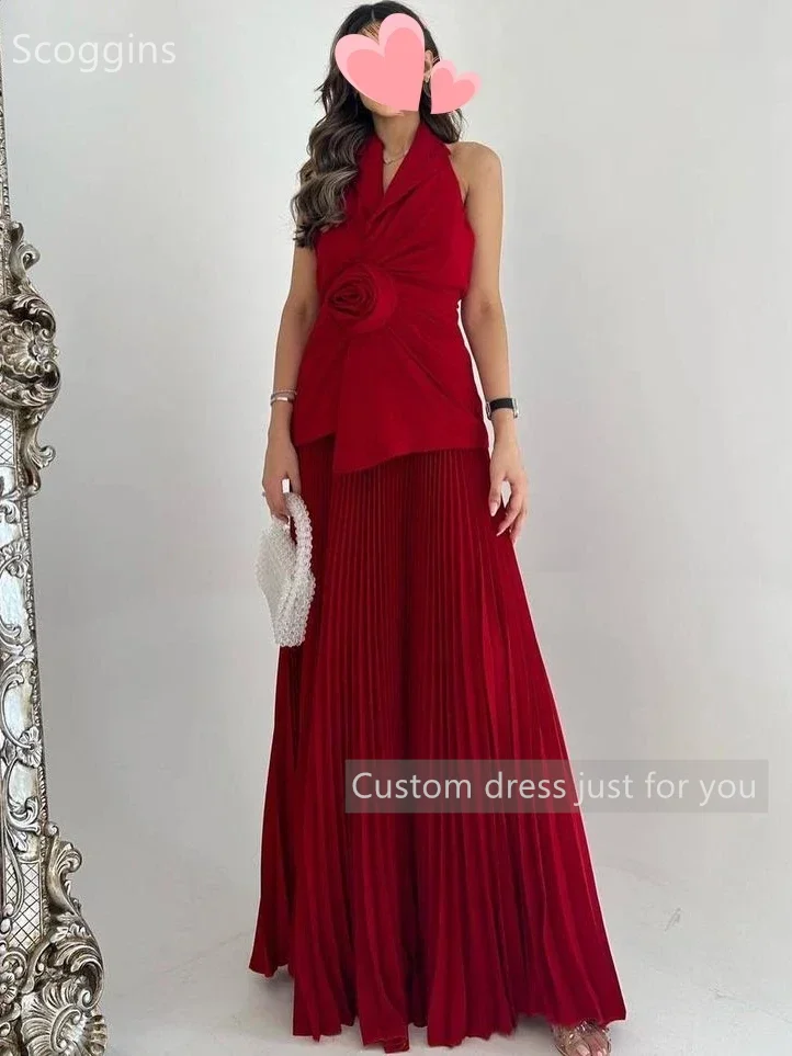 Scoggins فساتين سهرة Customize Estidos Para Bodas Mujer Invitada Prom Dresses Evening Gowns Robes De SoiréE Red Carpet Dresses