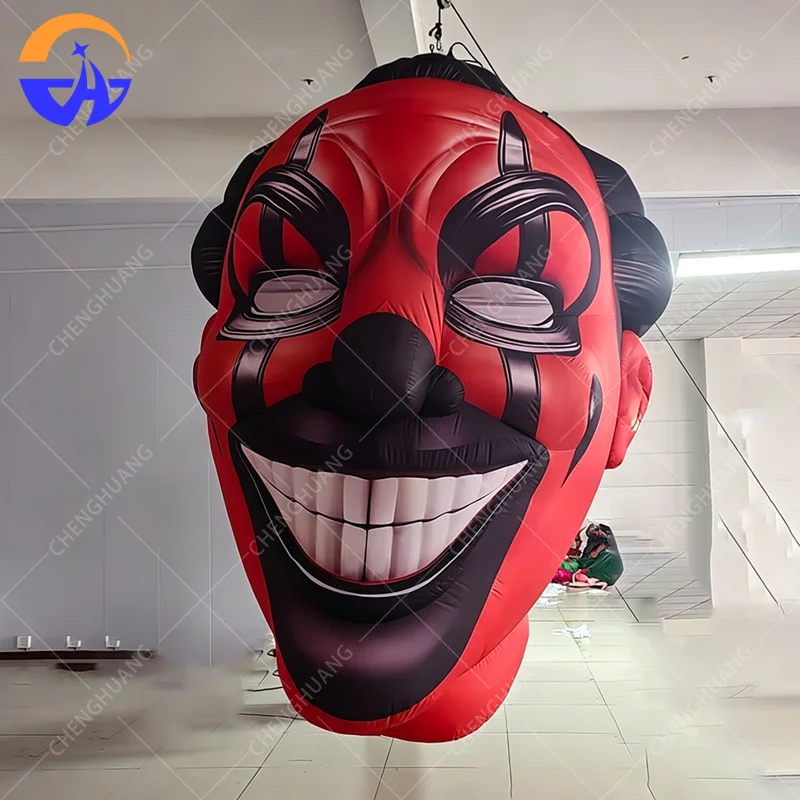 Custom Inflatable Scary Ghost Skull Model, Halloween Atmosphere Advertising Inflatable Decoration Prop