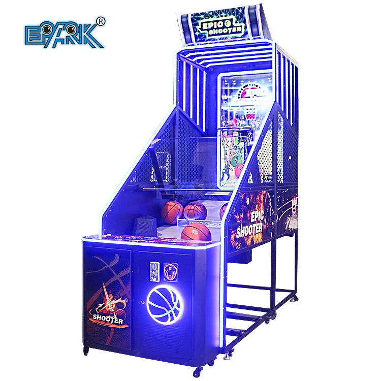 Hot Hoops Basketball Arcade Game Ball Shooting Game Machine Coin Redemption Ticket Machine
