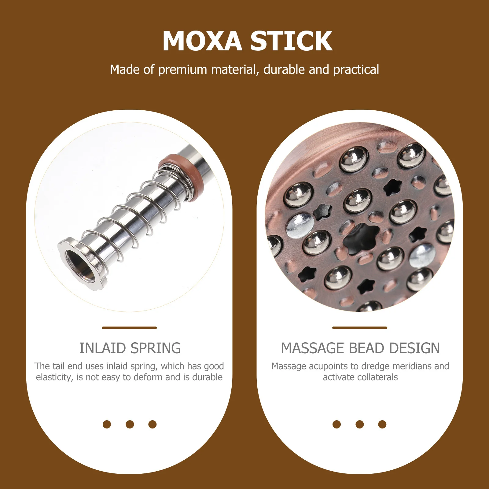 

1Pcs Moxibustion Stick Premium Hot Moxibustion Roller for Facial Sterilization Skin Improvement Eye Fatigue Relief Dark Circles