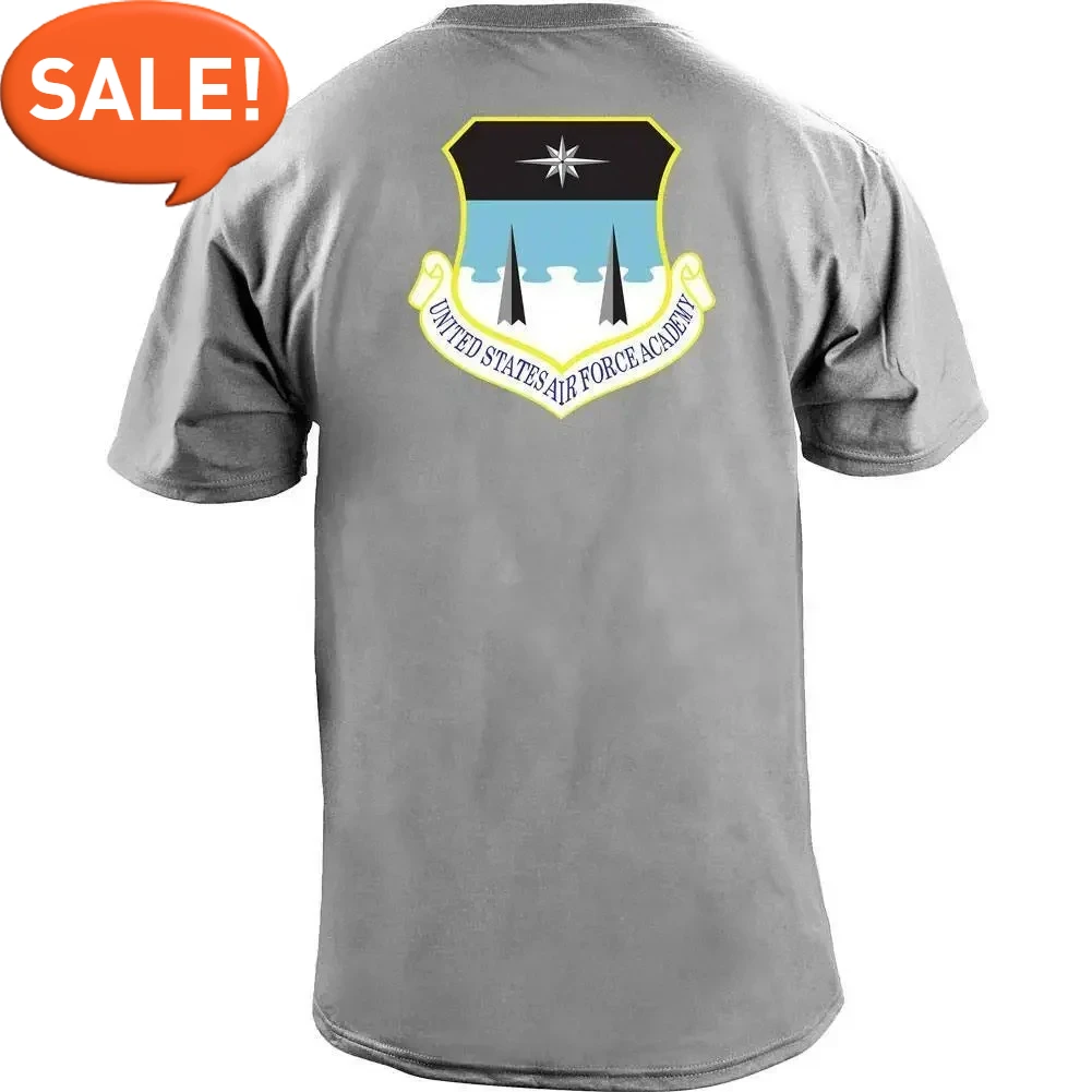 Air Force Academy Full Color Veteran Patch T-Shirt 100% Cotton O-Neck Short Sleeve Summer Casual Mens T-shirt Streetwear