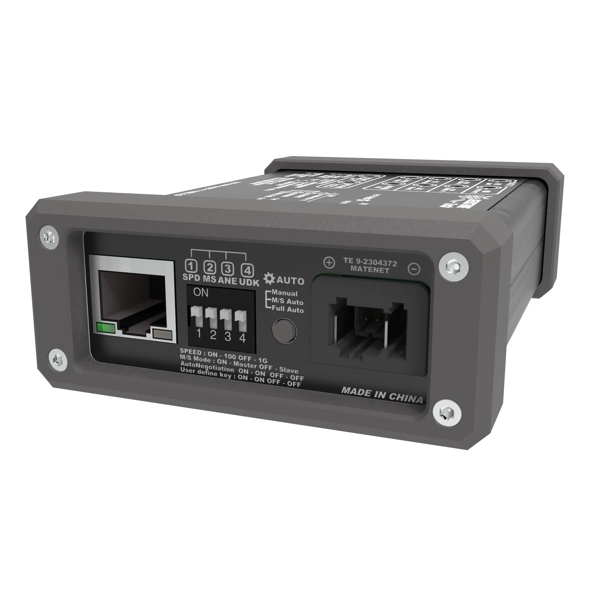 Conversor Ethernet para carro Gigabit 1000Base-T1 para Ethernet padrão RJ45