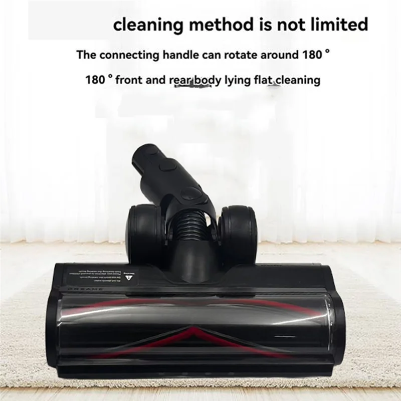 Dreame V12 Pro 진공 전기 바닥 브러시 헤드 용 롤러가있는 A26T-카펫 브러시 어셈블리는 진공 청소기 효율성을 향상시킵니다.