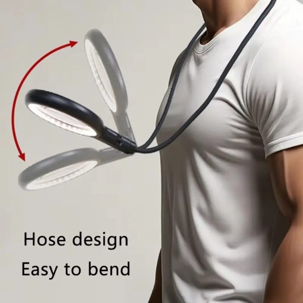 

Rechargeable Neck Wear Magnifier 36 LED Adjustable Lighting Reading Magnifying Glass Flexible Hands Free