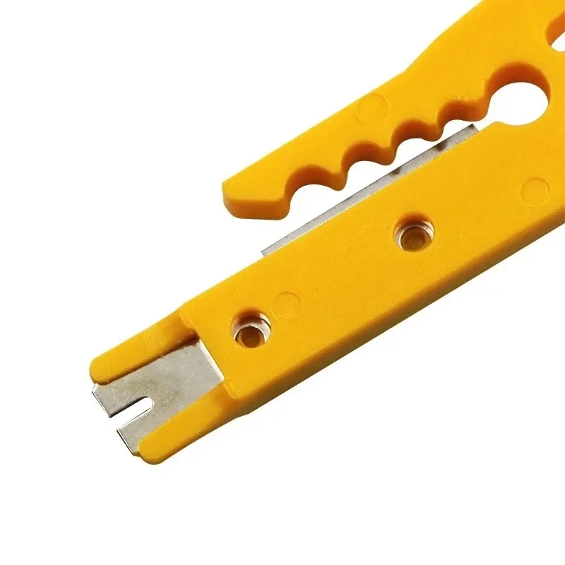 Mini Portable Wire Stripper Cutter Punch Down Tool 110 Blade For Network Wire Cable Line Tool Wire Stripper Knifes