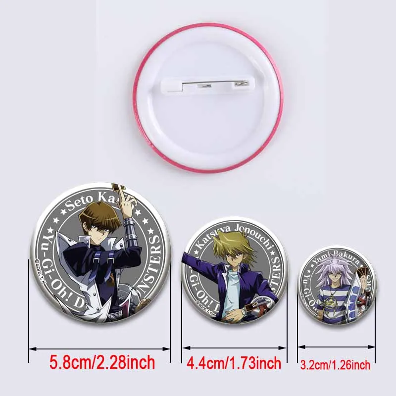 Anime Yu-Gi-Oh! Duel Monsters Brooch Pins Fashion Jewelry Accessories Cartoon Cosplay Badge for Clothes Backpack Decoration Gift