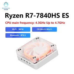 New AMD Ryzen7 R7 7840HS R9 7940HS MINI PC Windows 11 8Cores 16Threads DDR5 4800Mhz M.2 SSD WIFI6 BT5.2 Desktop pc game
