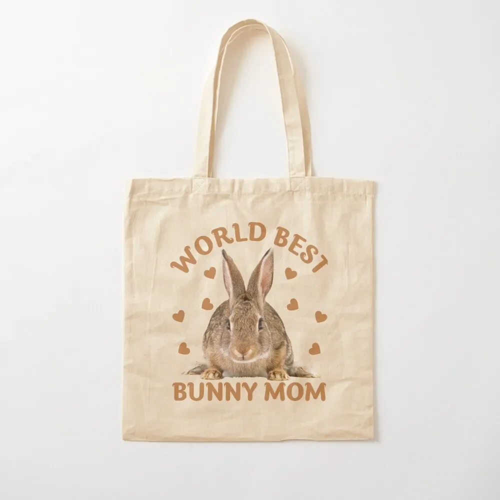 

World best bunny mom, best mom Tote Bag Large bags for women shopper bag woman Candy bags shopper bags Bag