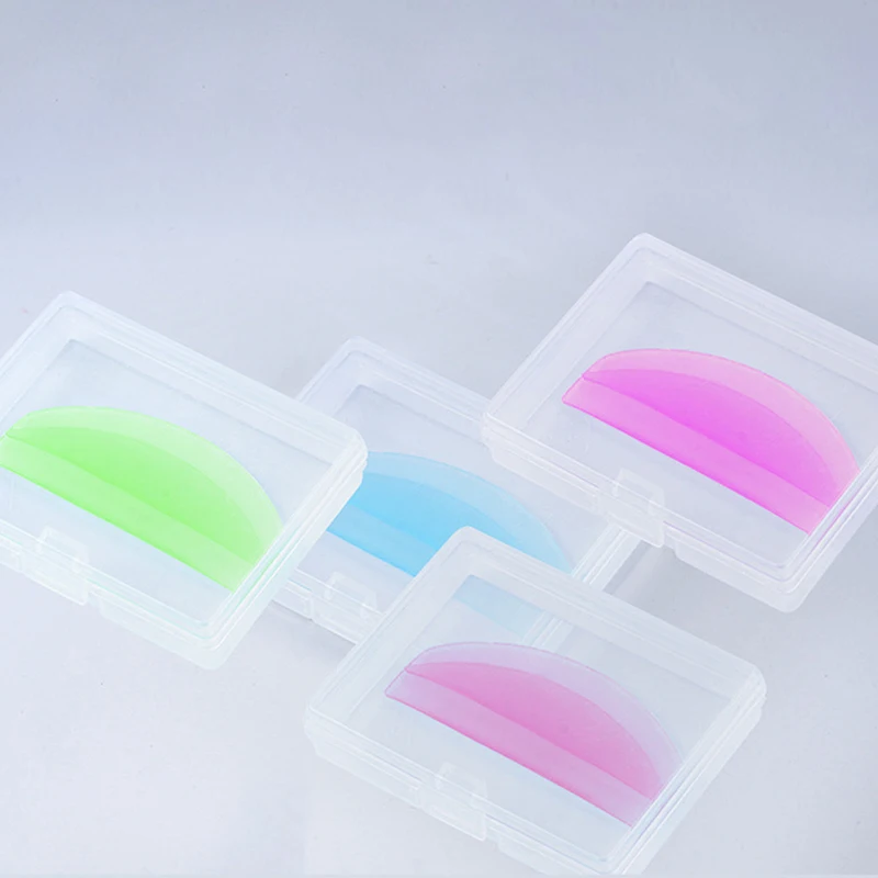 Box-packed Silicone Eyelash Perm Pads Lashes Rods Shield Lifting 3D Eyelash Curler Accessories Applicator Makeup Tool