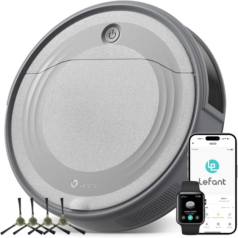 

M310 Robot Vacuum Cleaner– 4500Pa Suction, Ultra-Slim & Quiet, PreciSense Obstacle Avoidance, WiFi/App/Voice Control, 160