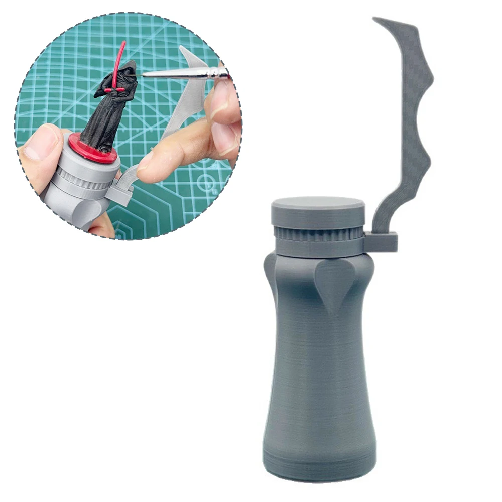 

Miniature Painting Handle with 360° Comfort Grip Model Work Holder Handcraft DIY Tool for Model Coloring Hand Painting Tool