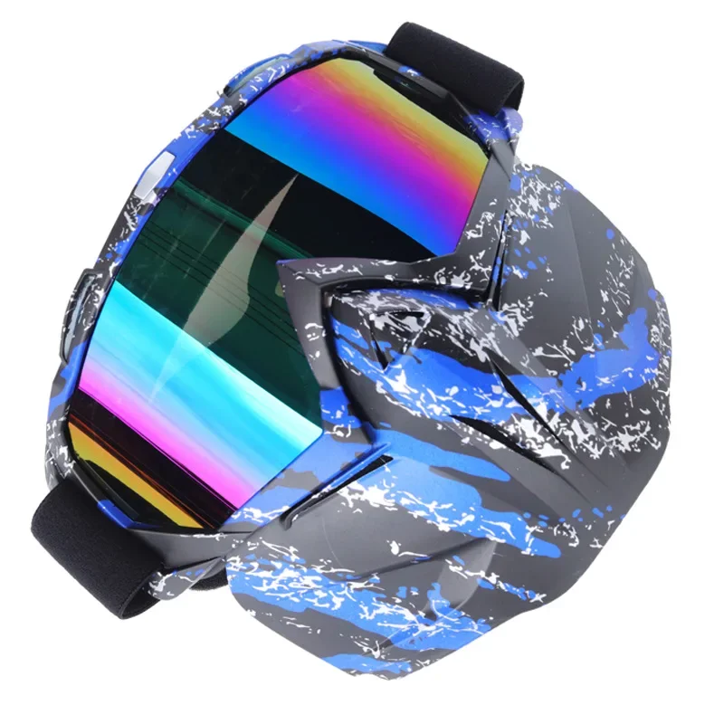 Motocross Goggles Adult Ski Goggles Removable Mask Glasses