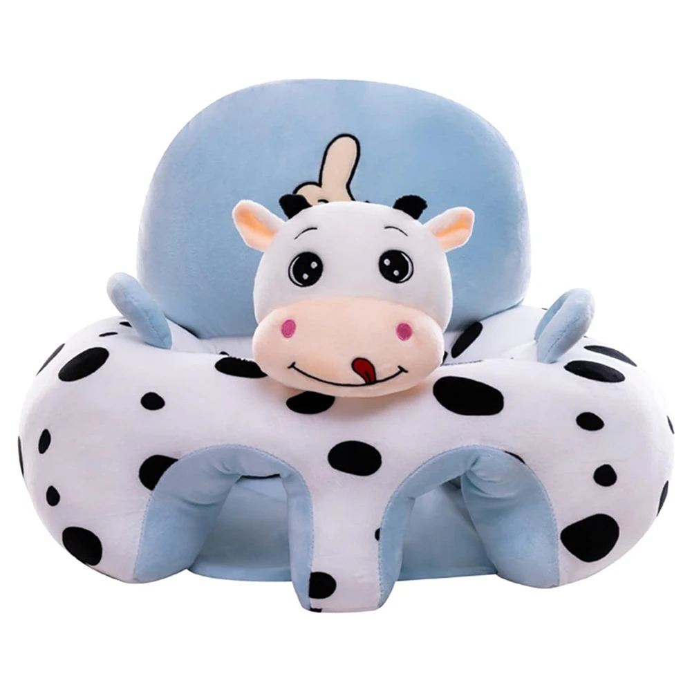 Sedia di supporto per divano per bambini Sedia da seduta per bambini in morbido peluche per animali dei cartoni animati Sedia da seduta per apprendimento-A27R
