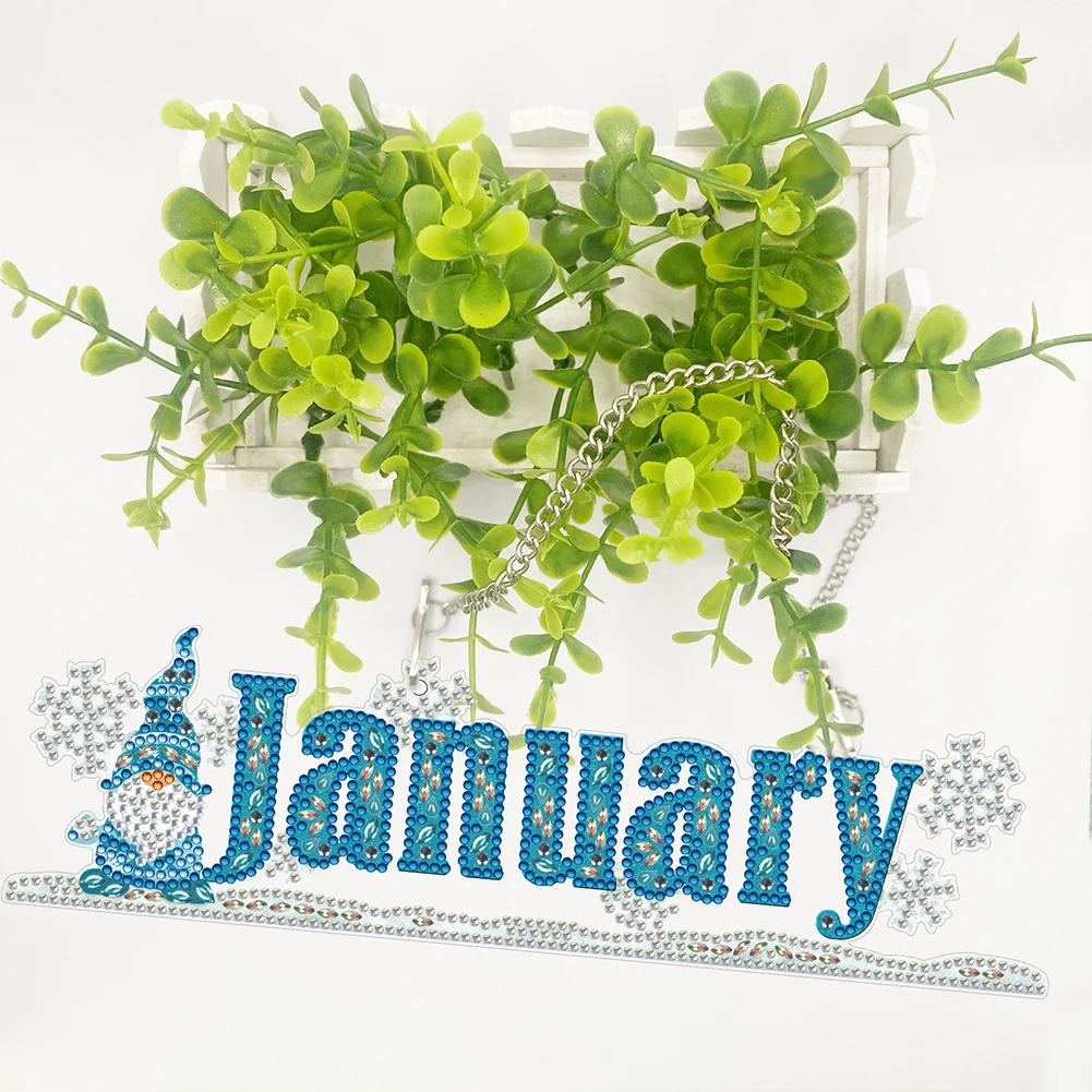 

Gnome 2D Flat DIY Rhinestone Diamond Art Window Pendants Diamond Painting Set Diamond Art Pendant Home Wall Decoration Crafts