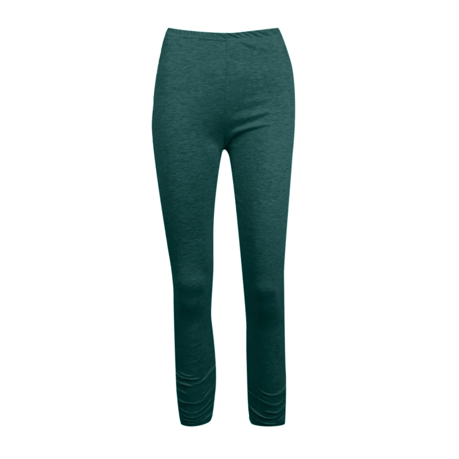 Leggings Capri elásticos para mujer, pantalones pitillo de Yoga, Color caramelo, talla grande, novedad de verano, 2023