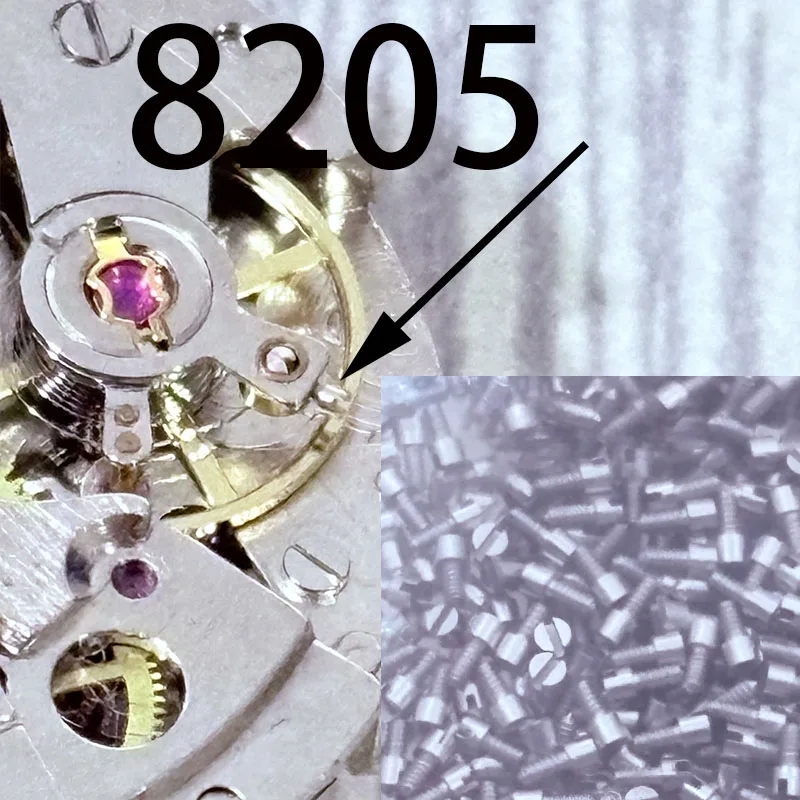 10pcs Watch accessories 8205/2813 movement outer screws