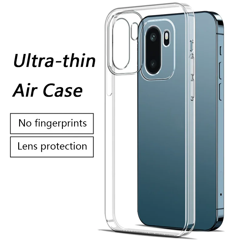 High Quality Transparent Phone Cases for OnePlus 15 15R Ace6 Ace 6 6T Camera Protective Soft TPU OnePlusAce6 Shockproof Cover