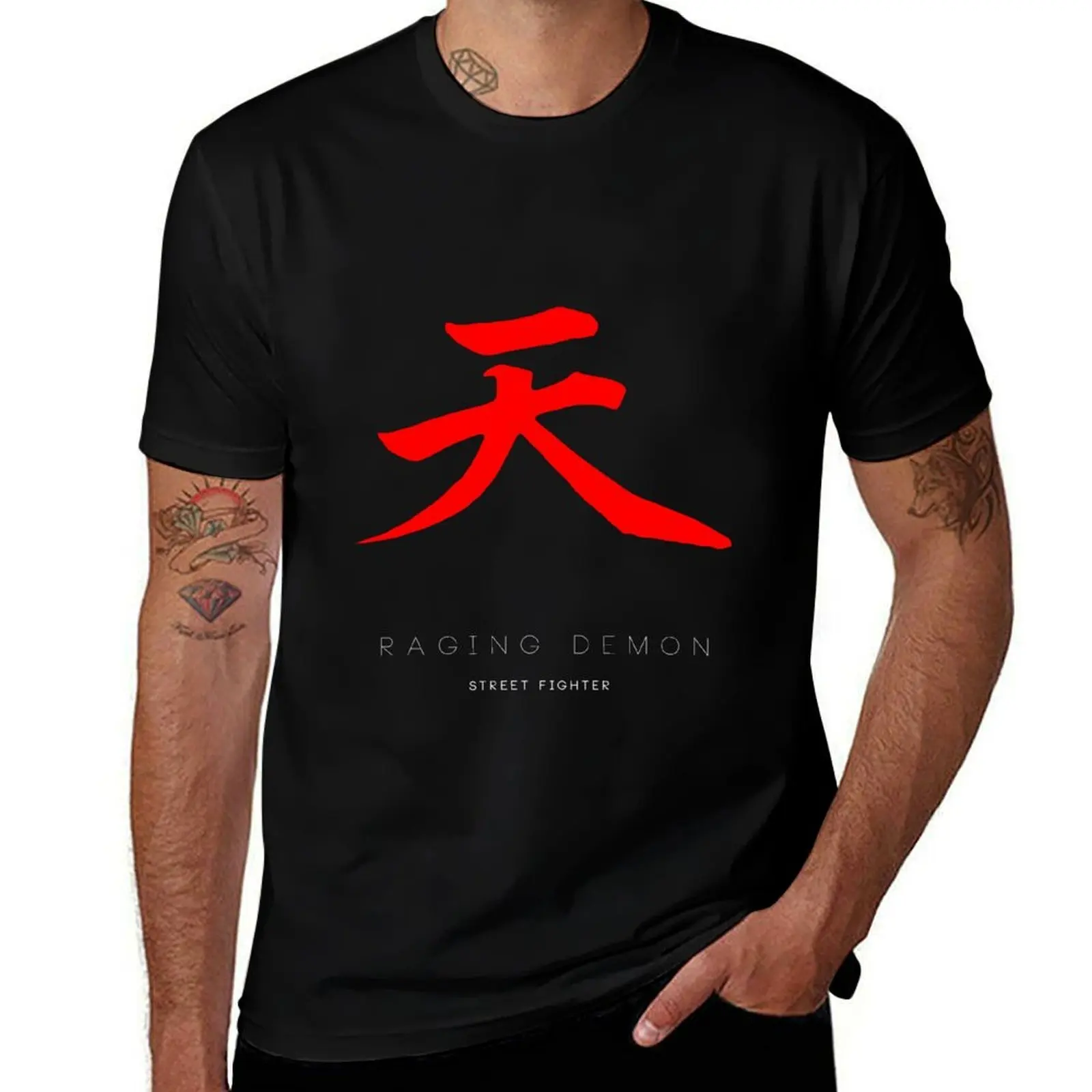 Raging Demon Minima T-Shirt Cool Feeling Summer Tee Shirt T-Shirt