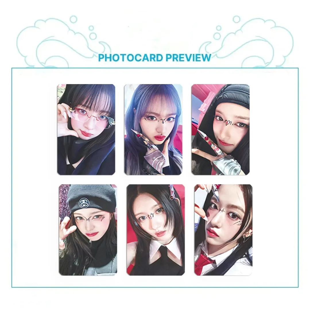 Kpop idoli WonYoung Gaeul Lucky Special Card 18 pz/set Double Sides Printing carta LOMO in stile coreano Leeseo collezione di ventagli per z